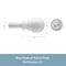Kenney Mfg Kenney Davenport 1/2 Petite Cafe Decorative Window Curtain Rod, 48-86, White KN55251 - alternate 3